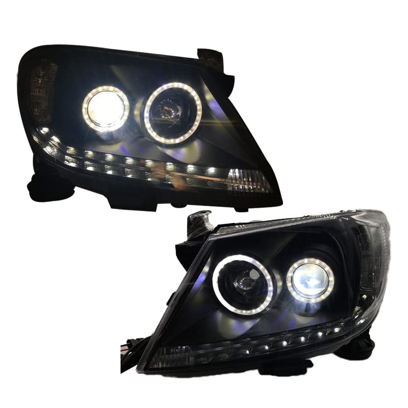 Car Styling for Toyota Hilux LED Headlights 2008-2014 for Hilux Revo Vigo Headlight DRL Bi-Xenon Lens High Low Beam Parking