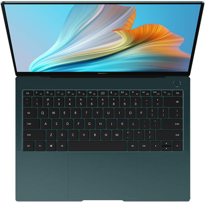 Huawei Matebook X Pro 2021 Laptop, Win 10 Home, 3K Fullview Touchscreen Display,Metallic Body, 11Th Gen Intel I7 Processor, 16Gb +1Tb, Emerald Green