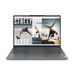 Lenovo Yoga Slim 7 Carbon with 13.3" 2.5K (2560x1600) display, Intel Core i7-1260P, Integrated Intel Iris Xe Graphics, 16GB RAM, 1TB SSD, Windows 11 Home, Ultimate Grey - [82U90075AX]