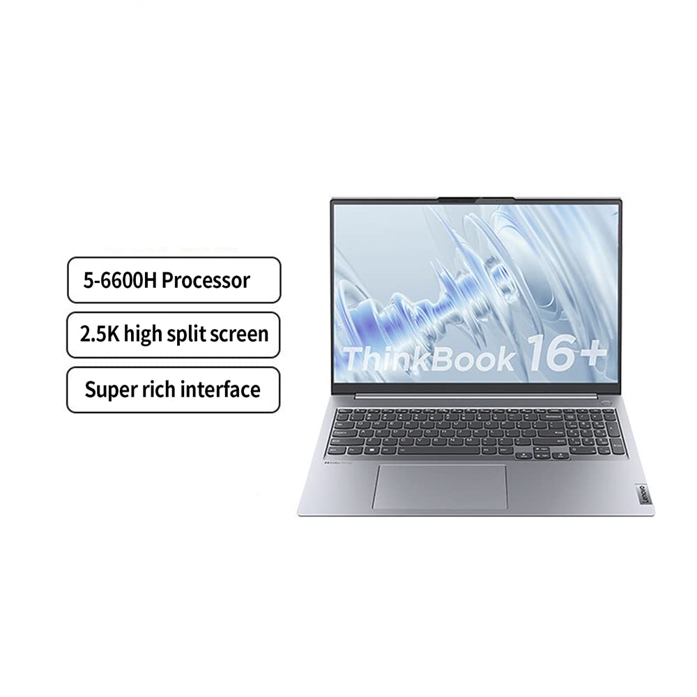 Fawoonu 2022 ThinkBook 16+ Laptop Ryzen AMD R5 6600H 16inch Flimsy Edition Windows 11