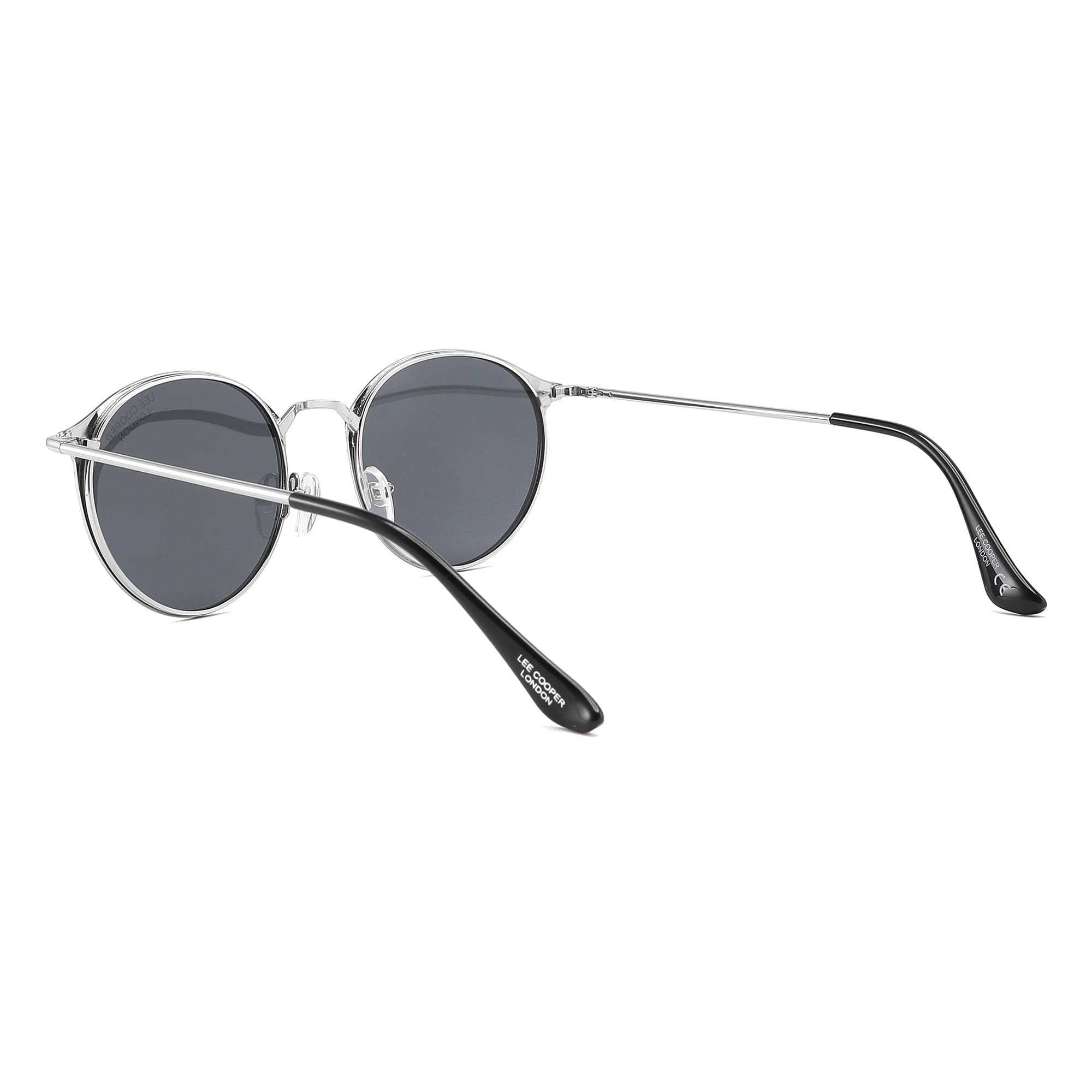 Lee Cooper Women Round Polarised Sunglasses Gray Lens (LC1025C02)