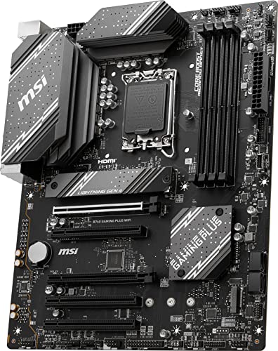MSI B760 GAMING PLUS WIFI, ATX - Intel 13th/12th Gen - 12 Phases, DDR5,  PCIe 4.0, 2.5G LAN, Wi-Fi 6E