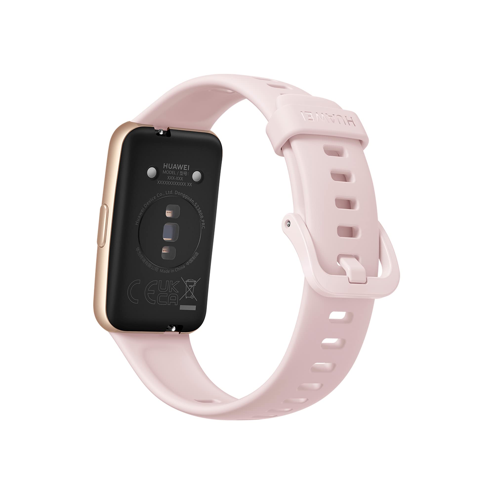 HUAWEI Band 7 Smartwatch Health And Fitness Tracker, Slim Bezel Less Screen, 2 Week Battery Life, Spo2 Blood Oxygen & Heart Rate Monitor, Nebula Pink, 55029046, Small