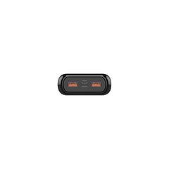 Energizer 20000 mAh Fast Charging Power Bank, Triple Outputs - 2-USB-A and 1 USB-C, Type-C and micro-USB Inputs, LCD Indicator, PowerSafe Management, Black