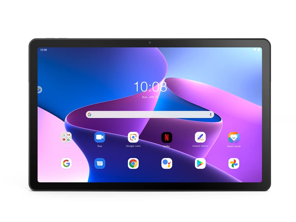 Lenovo M10 Plus Gen 3 128XU with WiFi+4G with 4G Voice Calling,128GB SSD, 4GB RAM, 10.1" 2K multi touch display, Storm Grey ZAAN0078AE, Tab M10 Plus