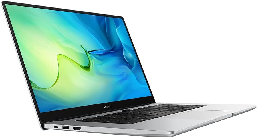 HUAWEI MateBook D 15 Laptop, Full View 1080P FHD Ultrabook PC Intel Core i5 10210U, Multi screen Collaboration, Fingerprint Reader, Mystic Silver, 53011DMM, BohrB-WAH9A, 8GB + 256GB