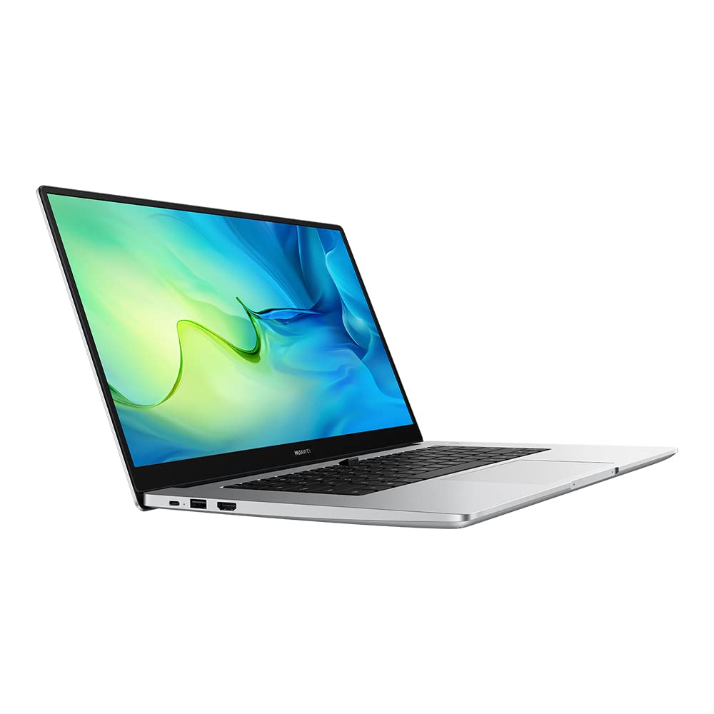 HUAWEI MateBook D 15 Laptop, Full View 1080P FHD Ultrabook PC Intel Core i5 10210U, Multi screen Collaboration, Fingerprint Reader, Mystic Silver, 53011DMM, BohrB-WAH9A, 8GB + 256GB