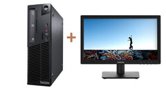 Latest Lenovo ThinkCentre Premium High Performance M73 SFF Desktop Computer, Intel Core i3 Processor 3.4GHz, 8GB RAM, 1TB HDD, DVD Writer Windows 7 Pro With Lenovo 19 Inch Monitor