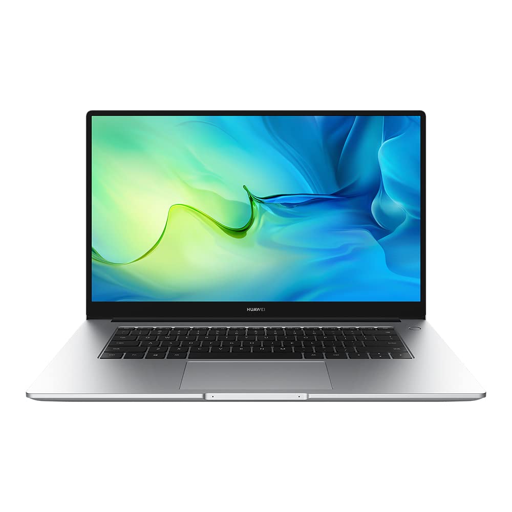 HUAWEI MateBook D 15 Laptop, Full View 1080P FHD Ultrabook PC Intel Core i5 10210U, Multi screen Collaboration, Fingerprint Reader, Mystic Silver, 53011DMM, BohrB-WAH9A, 8GB + 256GB