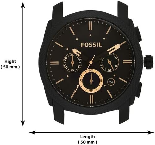 Fossil Men's Mega Machine Quartz Stainless Steel Chronograph Watch