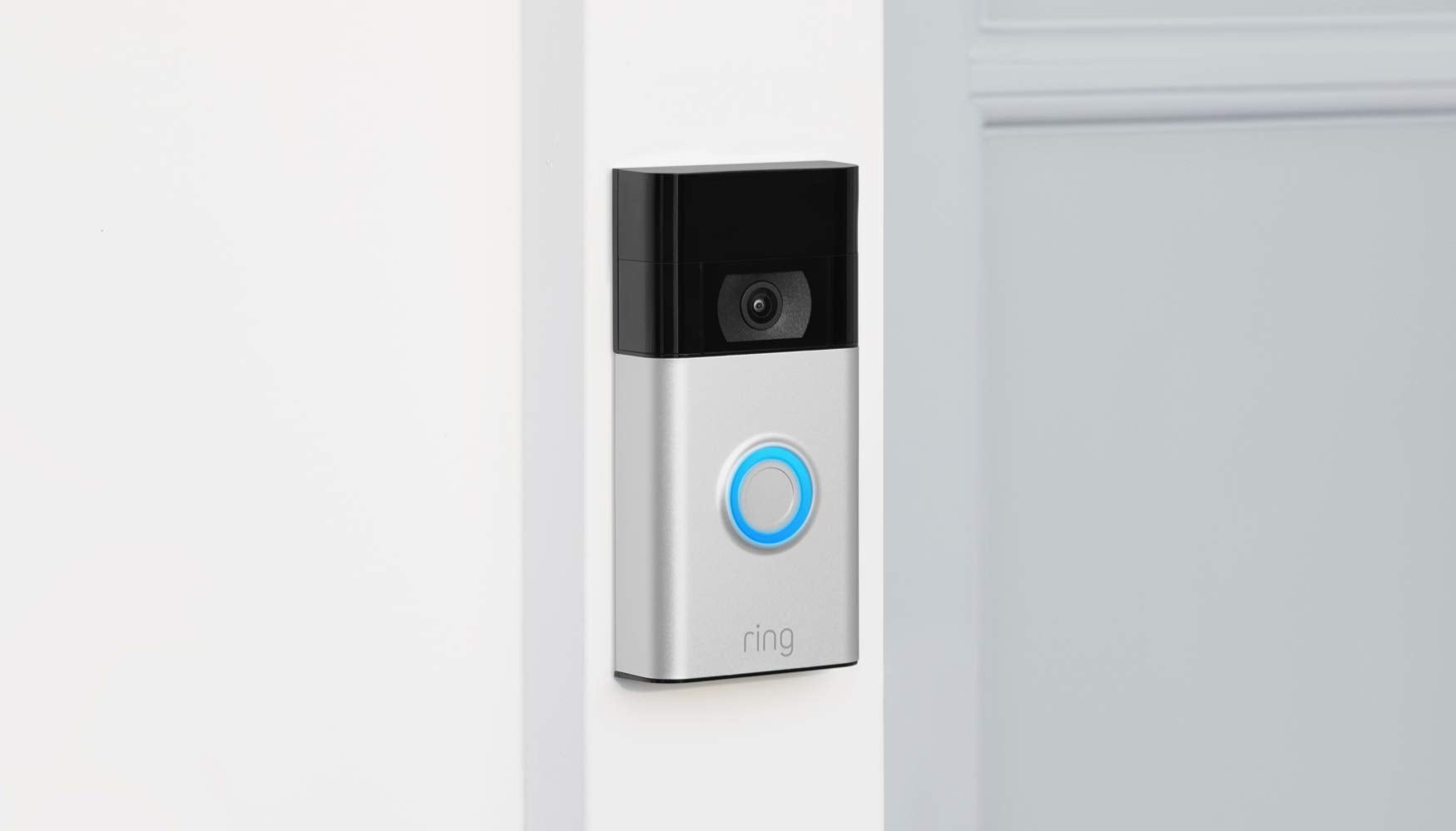 Ring Video Doorbell (2nd Gen) by Amazon - rechargeable battery powered, Wi-Fi doorbell security camera with Two-Way talk, full HD video, motion detection, night vision