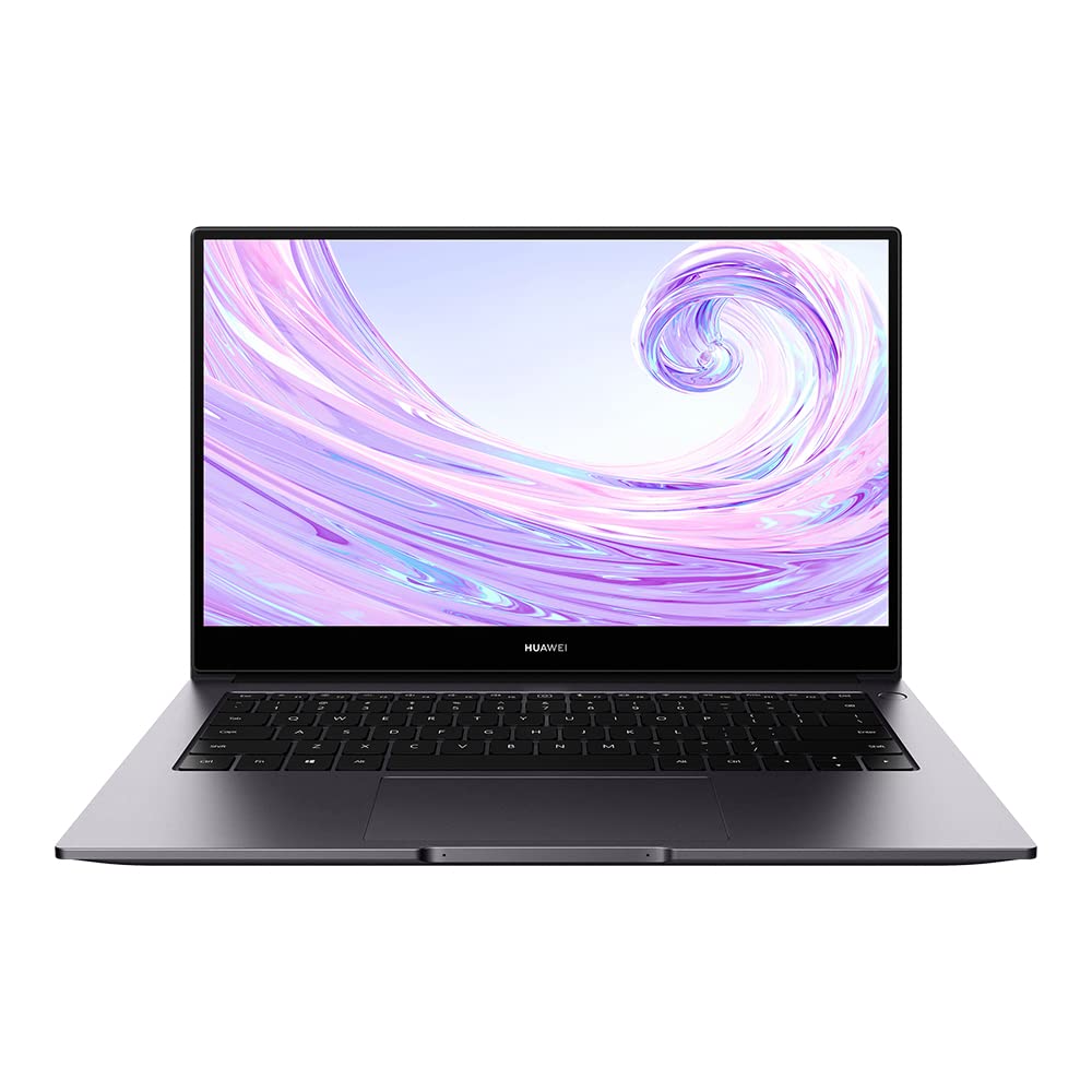 HUAWEI MateBook D14 Laptop, 14 inch Fullview Ultrabook, Intel Core i5 processor, 8GB RAM 512GB SSD, Win 10, Multi-screen Collaboration, Fingerprint Reader, Space Gray