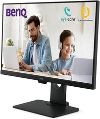 BenQ GW2780T 27 inch 1920 X 1080,IPS Full HD Ultra-Slim Bezel Monitor, Height Adjust, Eye Care, Anti-Glare, Brightness Intelligence, Speakers, Color Weakness Mode, HDMI, DP, VGA (Black)