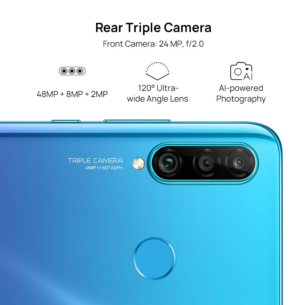 Huawei P30 Lite Smartphone 128GB 4GB RAM - Peacock Blue