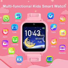 Kids Smart Watch, Toddler Watch Toys for 3-12 Ages Year Old, Smartwatches with 24 Learning Games Video Camera Pedometer Music Alarm Flashlight, Birthday Gift Boys Girls Kids, Educational