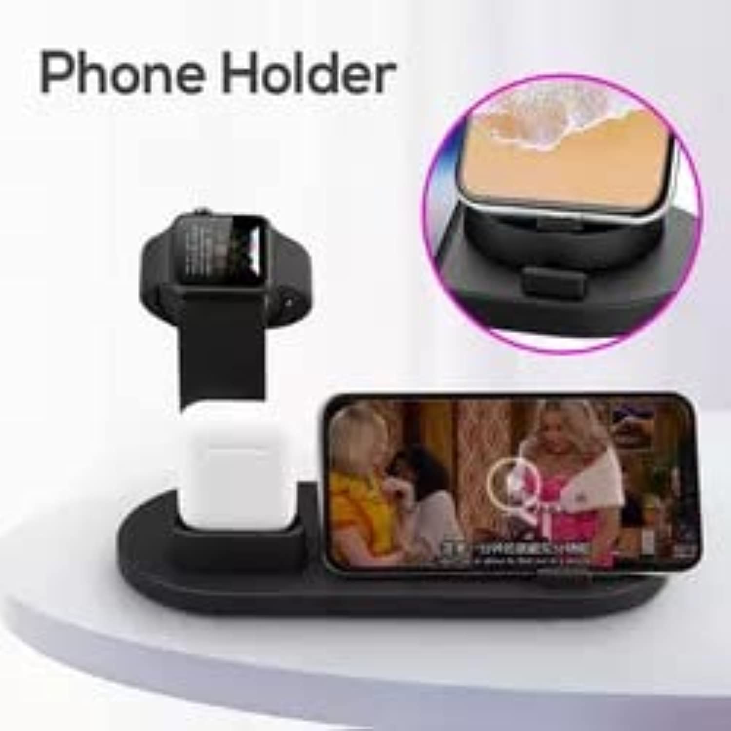 Fast 3 Qi Air Pods IWatch Phone 3 in 1 6 in 1 Wireless Charger