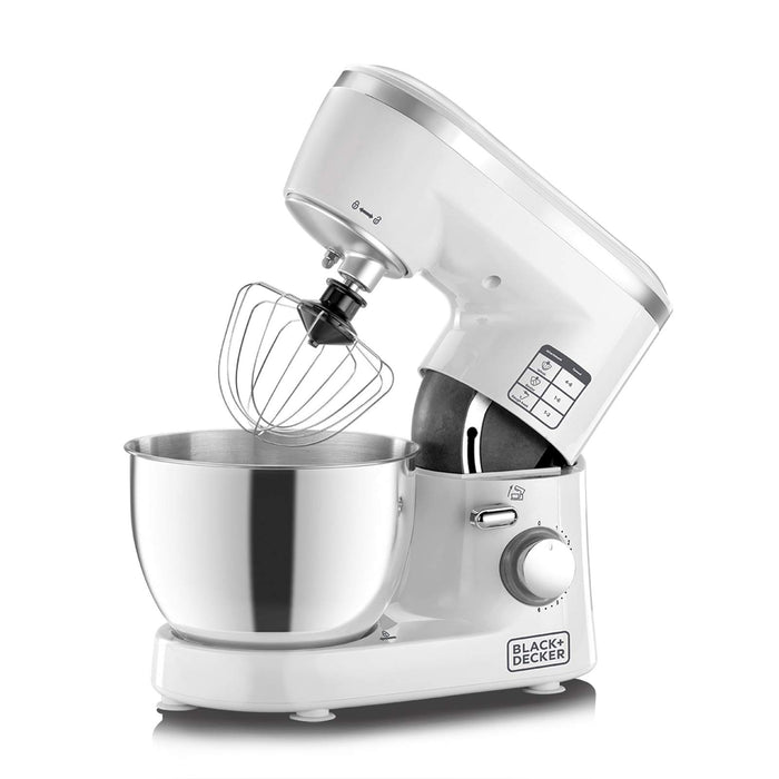 BLACK DECKER 1000W 4L Kitchen Stand Mixer Machine Stainless Steel