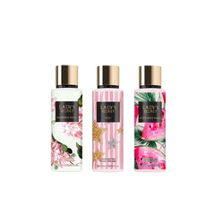 PINK THEME PERFUME SET l BACKSTAGE ANGEL l RUSH l AFTERPARTY ANGEL FRAGRANCE MIST BRUME 250 ML EACH