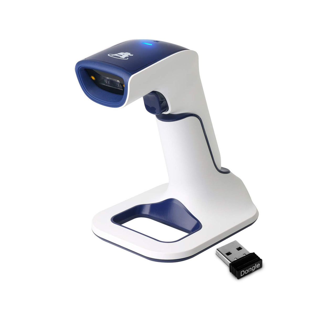 ScanAvenger Wireless Portable 1D With Stand Bluetooth Barcode Scanner: 3-in-1 Hand Scanners -Vibration, Cordless, Rechargeable Scan Gun for Inventory Management - Handheld, USB Bar Code UPC/Ean Reader