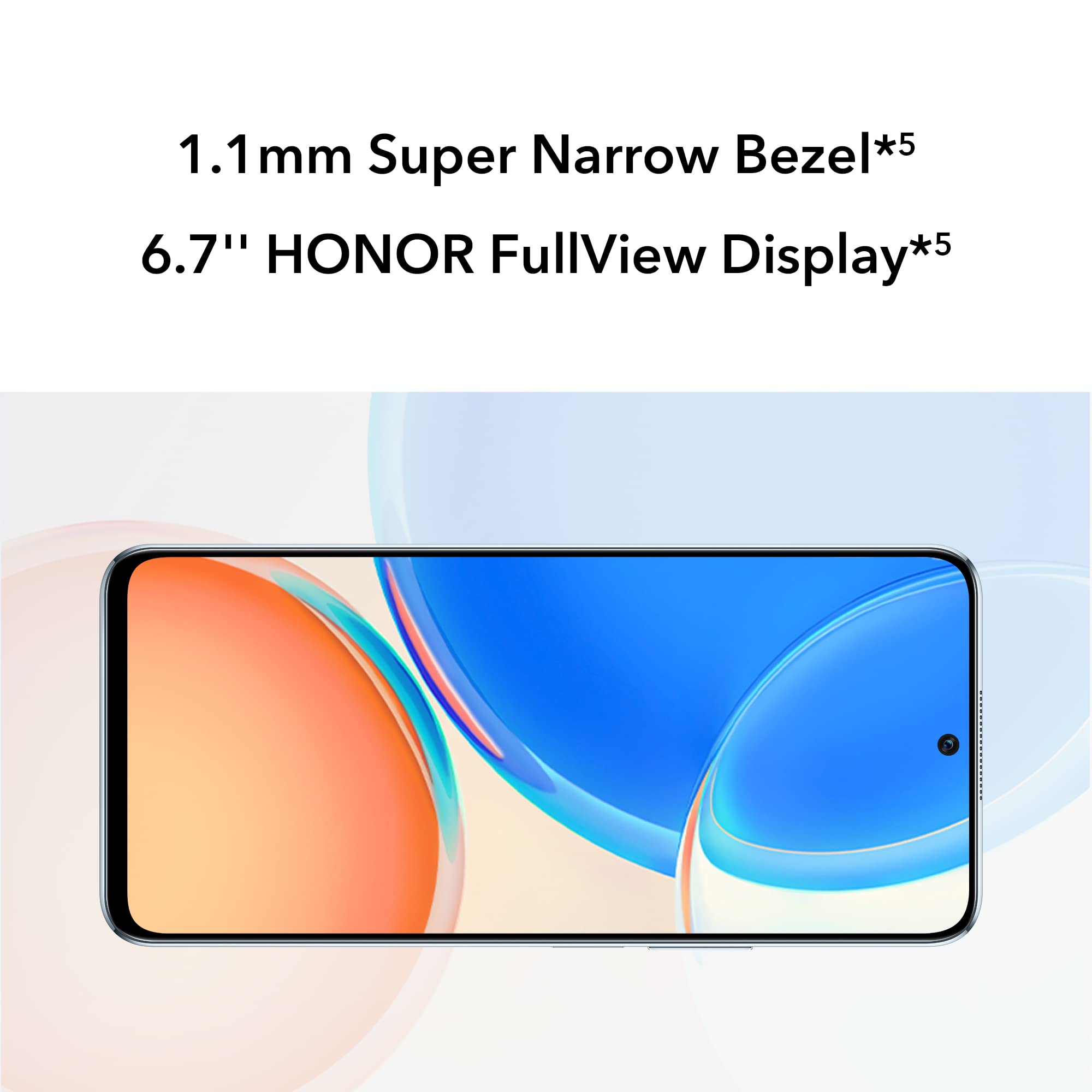 Honor X8 Unlocked Smartphone Blue 6 + 128GB 90Hz 6.7 Inch Curved Screen, Dual Sim, Android Smartphone With 64Mp Quad Camera 22.5W Supercharge