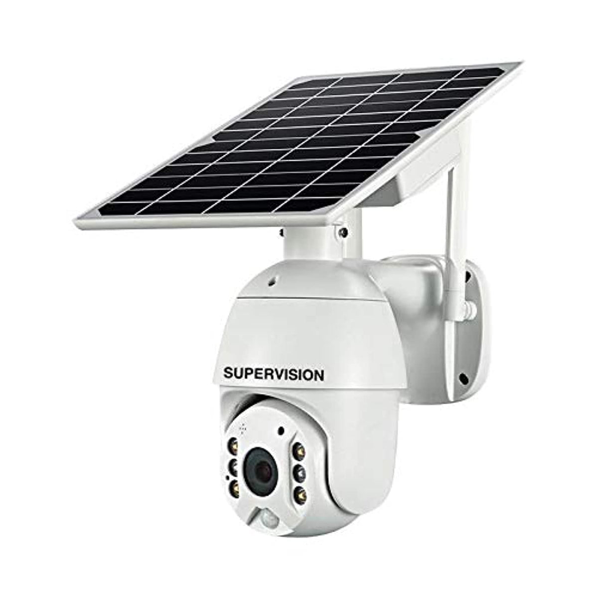 Supervision Wi-Fi 5MP High Resolution Solar PTZ Camera Can Rotate 360 Degree .Wide Angle View And Best Choice For Farmhouse, Wearhouse And For Constructions Area.