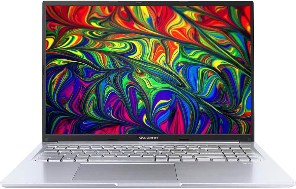 ASUS Vivobook 16 M1603QA 16.0 WUXGA 16:10 300nits Laptop (AMD Ryzen 5-5600H, 16GB RAM, 512GB PCIe SSD, Windows 11), Silver