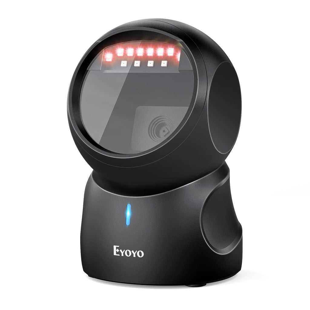 Eyoyo QR Code Scanner, 2D Hands-Free Omnidirectional Automatic
