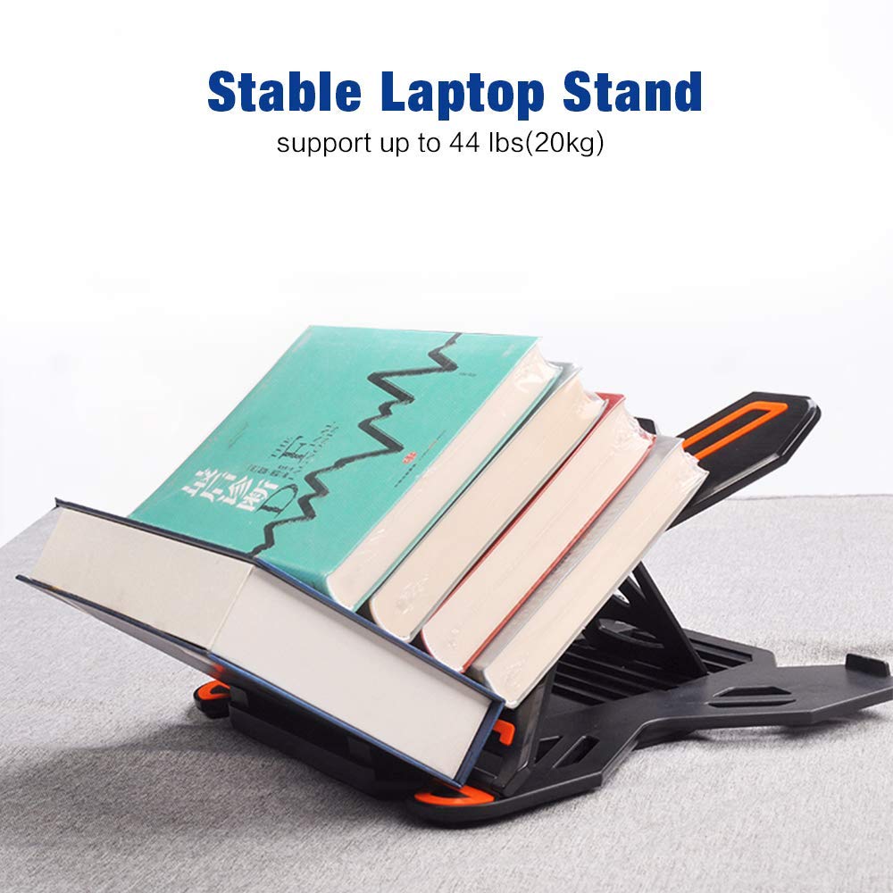 Goodstuffshop Adjustable Laptop Stand, Ergonomic Riser Notebook Computer Holder Stand Compatible with MacBook Air Pro, Dell XPS, HP, Lenovo More 10-17" Laptops