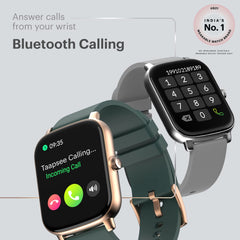 Noise ColorFit Icon Buzz Bluetooth Calling Smart Watch with Voice Assistance, 1.69" Display, Built-in Games, Sleep, Spo2, HR Monitors (Jet Black), OneSize