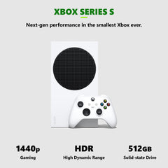 Microsoft International Version Xbox Series S 512GB (White)