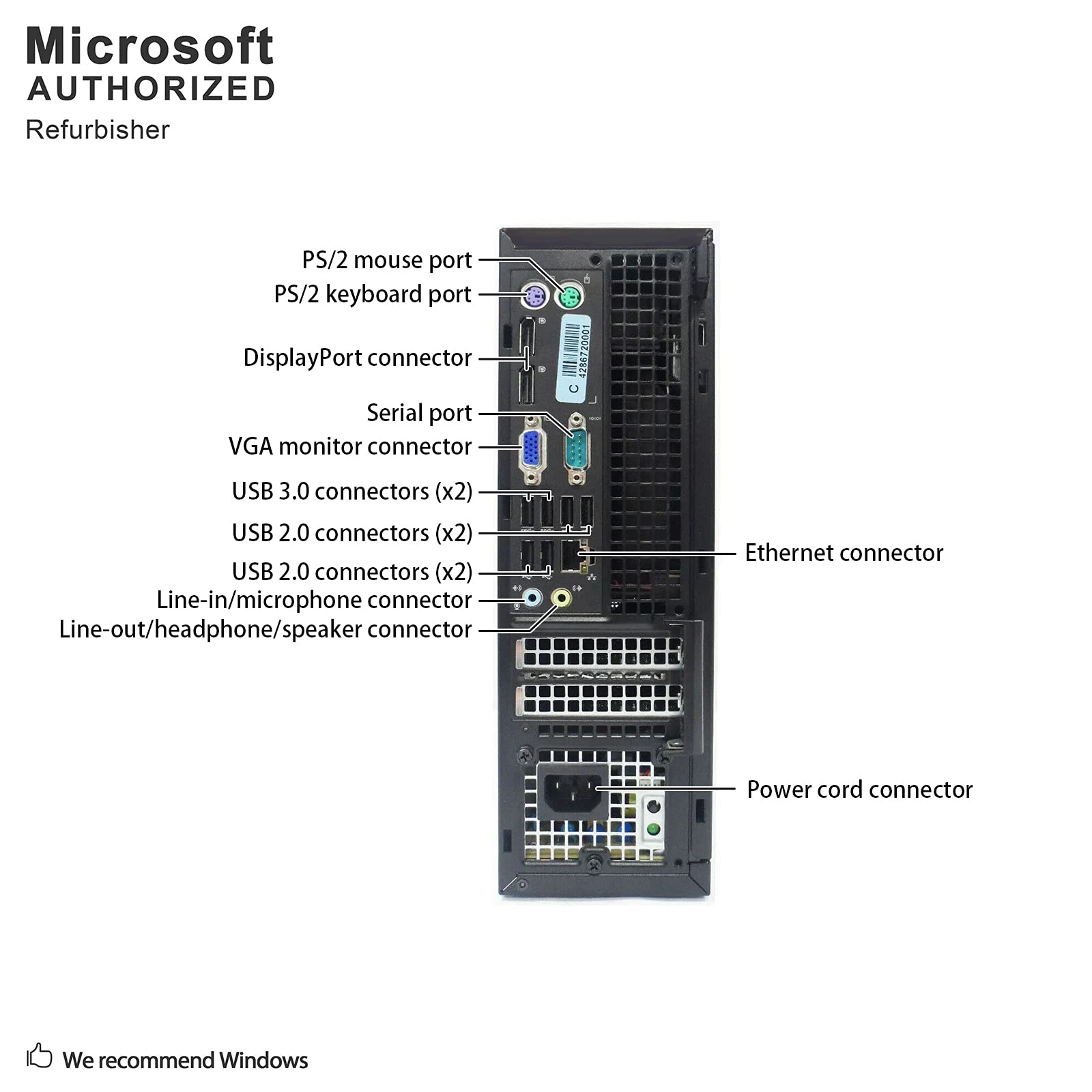 Dell OptiPlex 9020 Renewed Business Desktop PC | intel Quad Core i7-4th Generation Processor | 16GB Ram | 480GB SSD | Wired Keyboard & Mouse | Small Form Factor | Windows 10 Pro | RENEWED