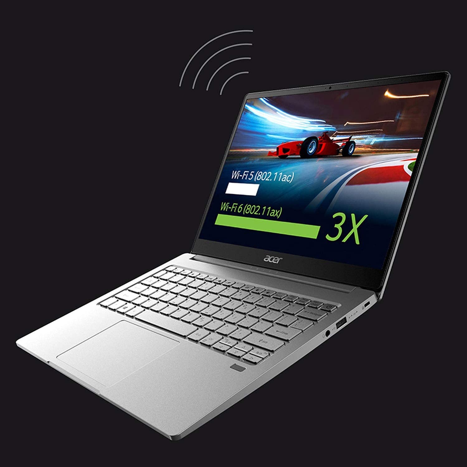 Acer Swift 3 Intel Evo Thin & Light Laptop, 13.5" 2256 x 1504 IPS, Intel Core i7-1165G7, Intel Iris Xe Graphics, 8GB LPDDR4X, 1TB NVMe SSD, Wi-Fi 6, Fingerprint Reader, Back-lit KB