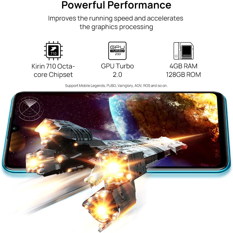 Huawei P30 Lite Smartphone 128GB 4GB RAM - Peacock Blue