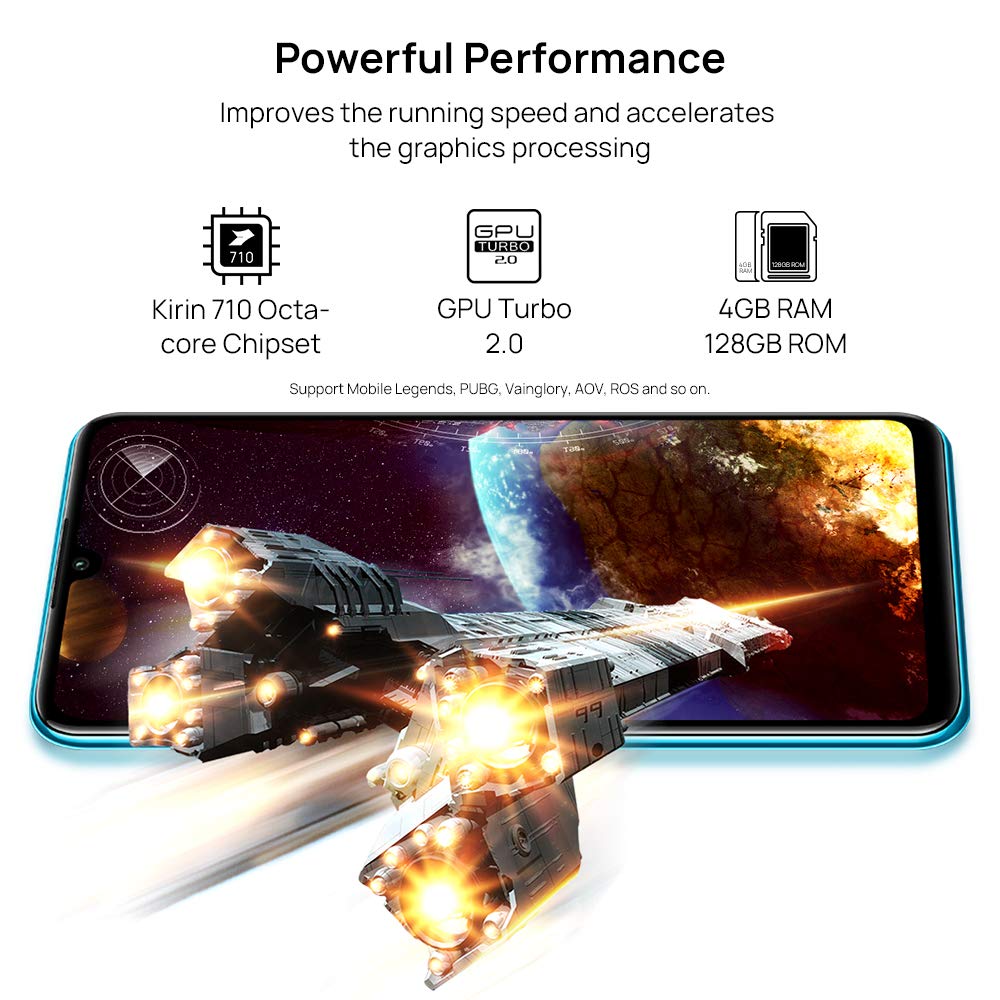 Huawei P30 Lite Smartphone 128GB 4GB RAM - Peacock Blue