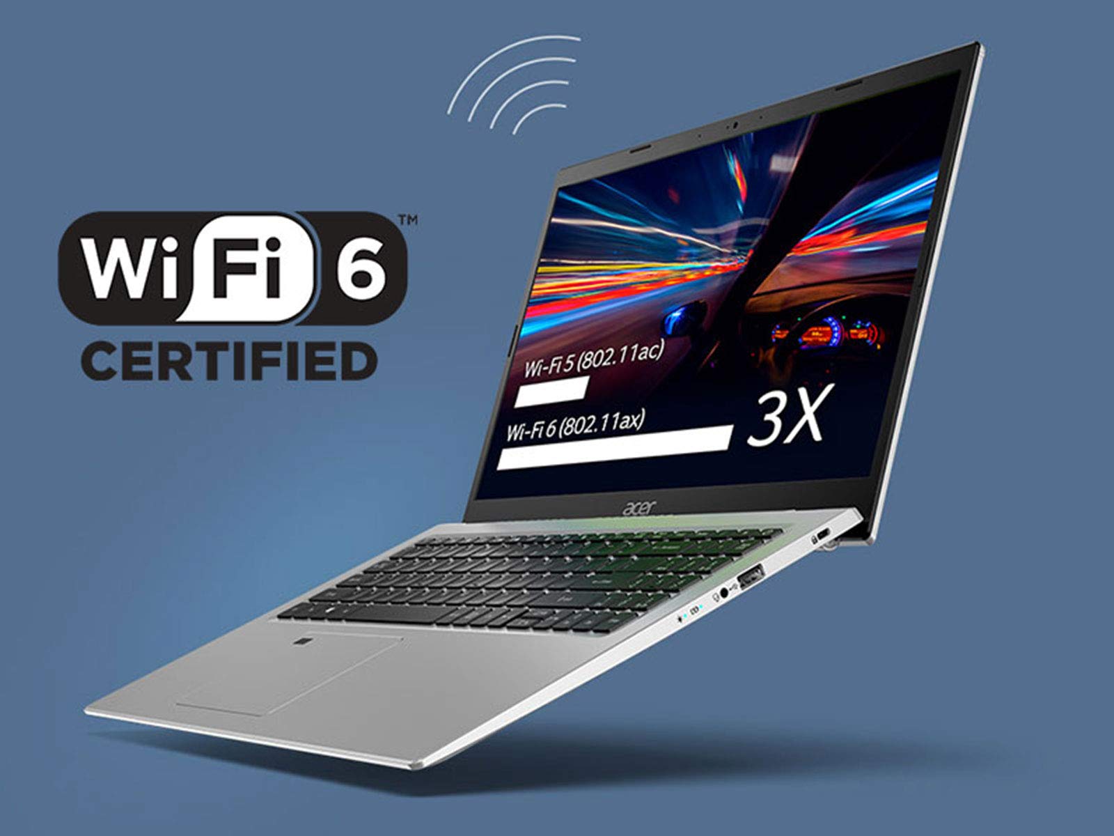 Acer Aspire 5 A517-52-75N6 Laptop | 17.3" Full HD IPS Display | 11th Gen Intel Core i7-1165G7 | Intel Iris Xe Graphics | 16GB DDR4 | 512GB SSD | WiFi 6 | Fingerprint Reader | BL Keyboard | Windows 11
