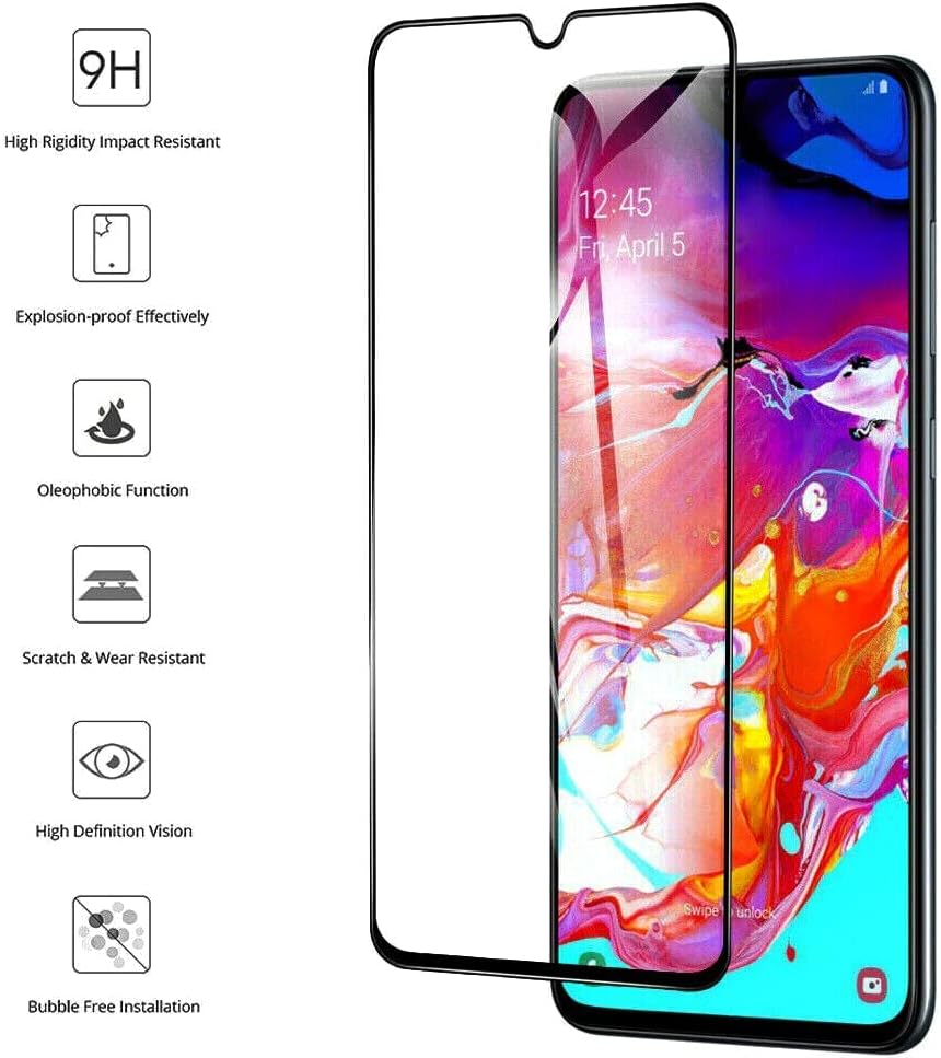 Zubitech Glass for Samsung Galaxy A03 Core/Samsung Galaxy A03 / Samsung Galaxy A03s / Samsung Galaxy A02s Tempered Glass Screen Protector Premium HD Glass Anti Fingerprint Scratch Resistance