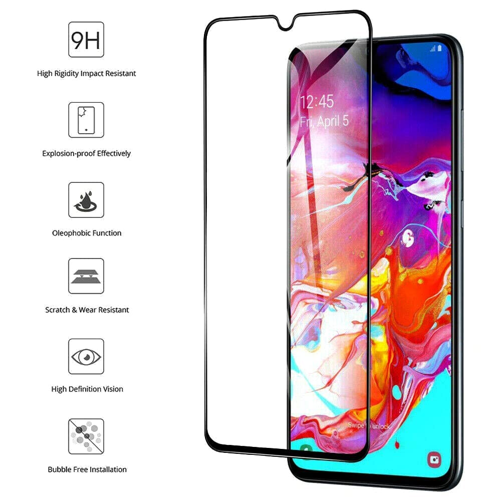 Zubitech Glass for Samsung Galaxy A03 Core/Samsung Galaxy A03 / Samsung Galaxy A03s / Samsung Galaxy A02s Tempered Glass Screen Protector Premium HD Glass Anti Fingerprint Scratch Resistance