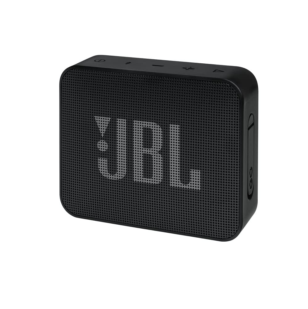 JBL GO Essential - Portable Waterproof Bluetooth Speaker, Up to 5 Hours of Playback, in Black