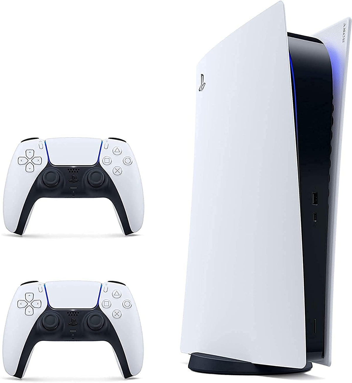 Playstation 5 Digital Console Bundle with Extra DualSense Controller (UAE Version)