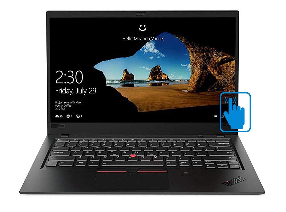 Lenovo ThinkPad X1 Carbon 7th Generation Ultrabook: Core i7-8565U, 16GB RAM, 512GB SSD, 14" FHD Touchscreen Display, Backlit Keyboard (Renewed) 14-14.99 inches 20QD-cr