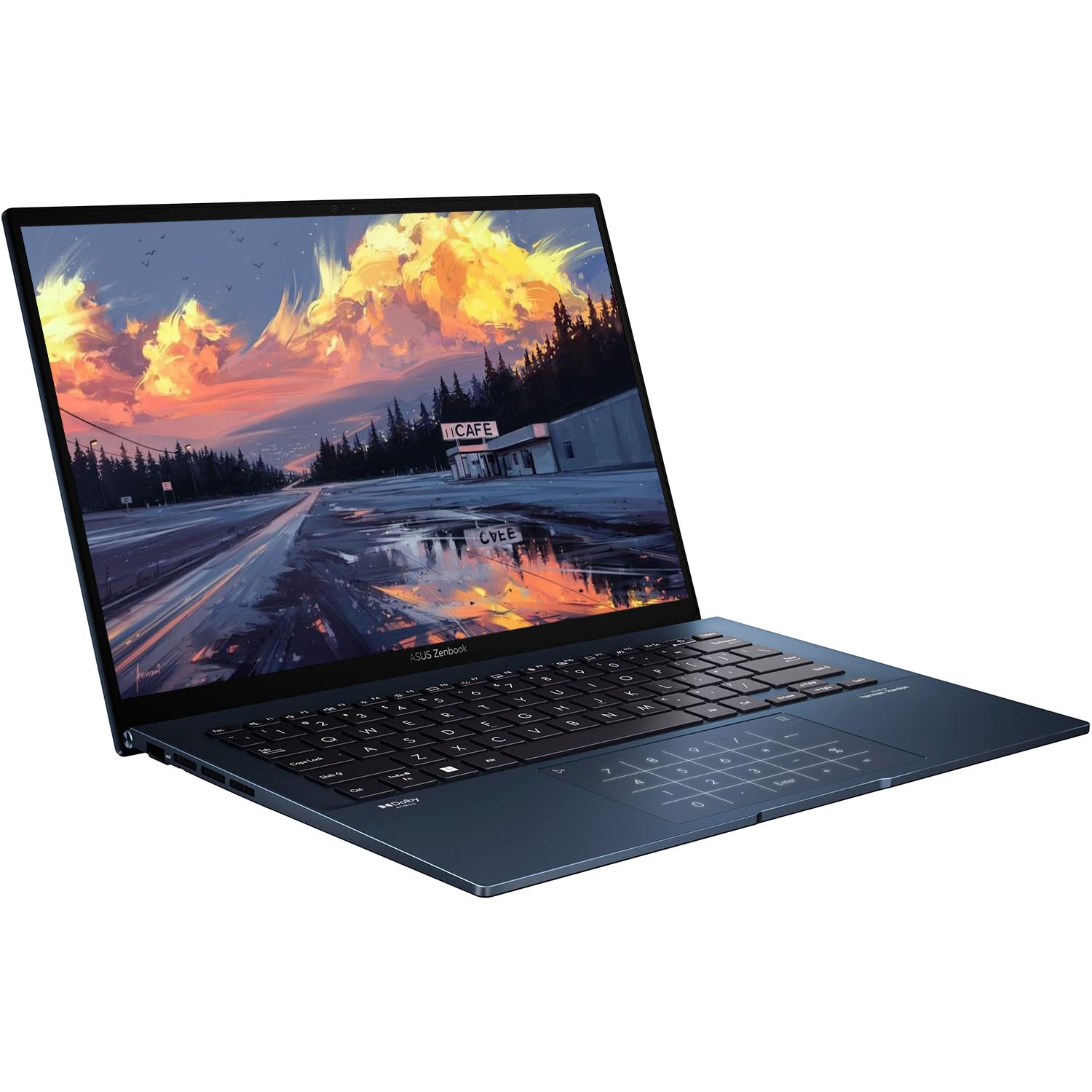 Newest ASUS Zenbook 14" 2.8K (2880 x 1800) 90Hz OLED Laptop, 12th Gen Core i5-1240P Processor (Beats i7-1185G7), Backlit Keyboard, Fingerprint Reader, Harman Kardon, Win 11 (8GB RAM | 2TB PCIe SSD)