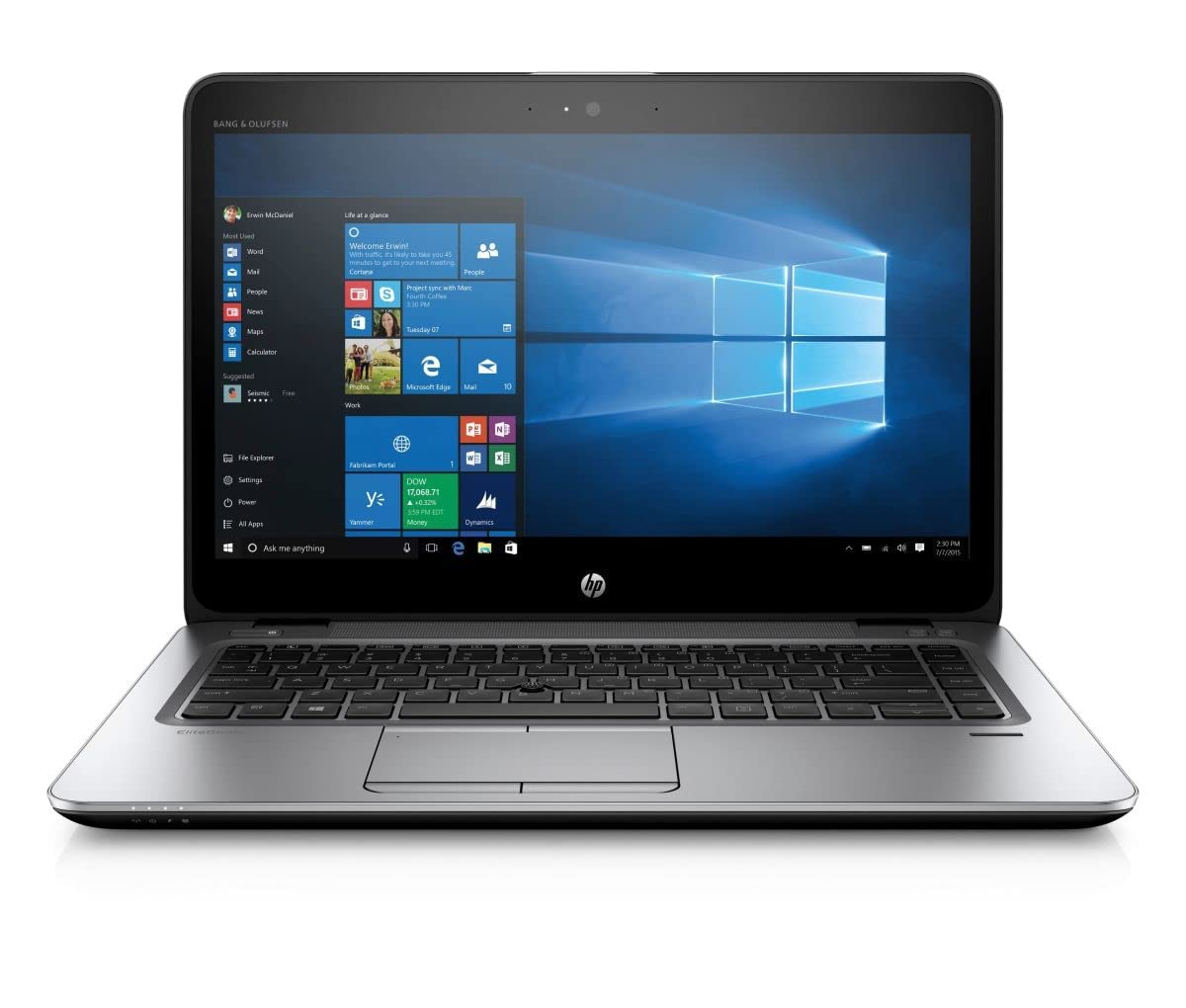 HP EliteBook 840 G3 Renewed Business Laptop | intel Core i7-6th Generation CPU | 16GB RAM | 512GB SSD | 14.1 inch Non-Touch Display | Windows 10 Pro | RENEWED