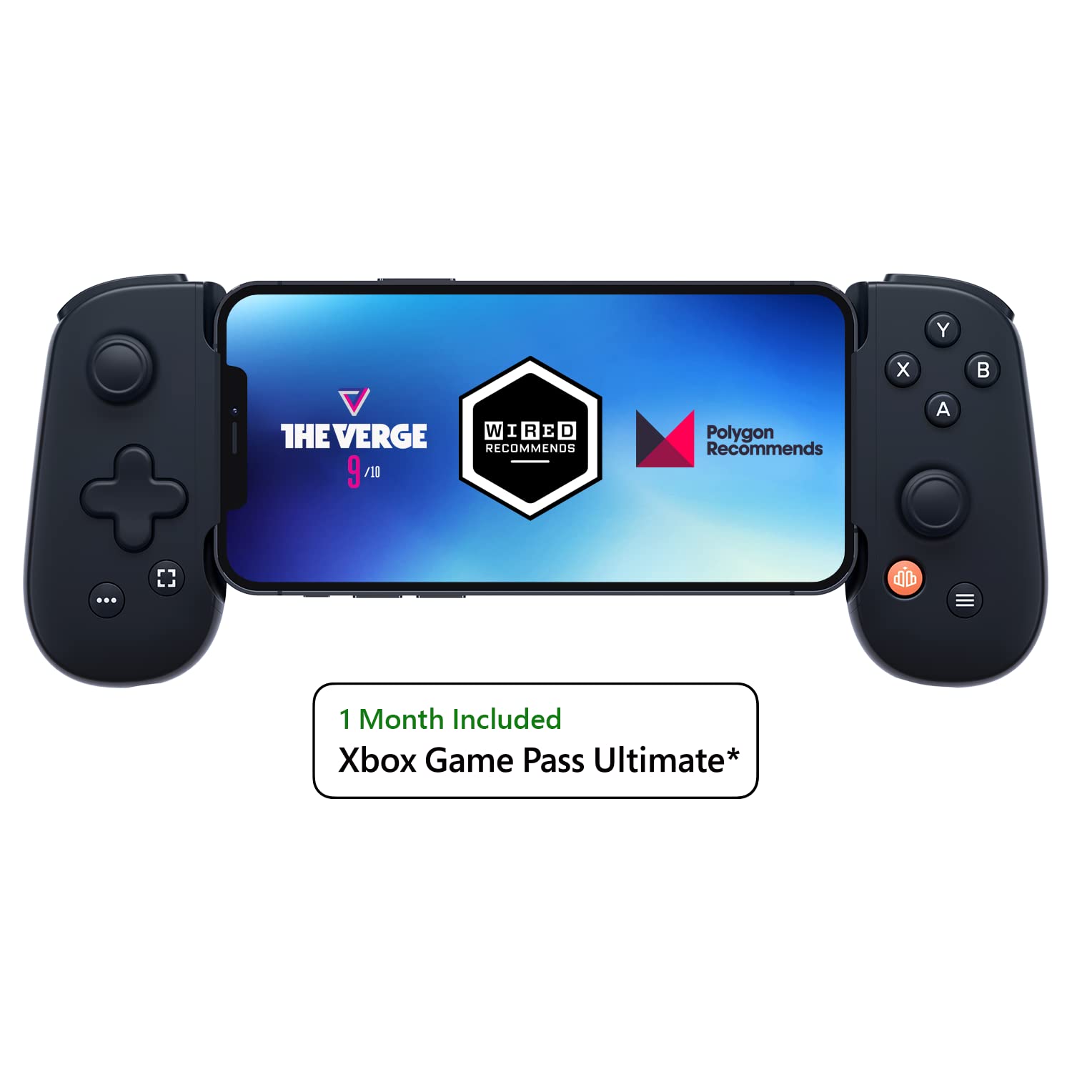 Backbone One Mobile Gaming Controller for iPhone - Turn Your iPhone into a Gaming Console - Play Xbox, PlayStation, Steam, Fortnite, & More [FREE 1 Month Xbox Game Pass Ultimate Included]