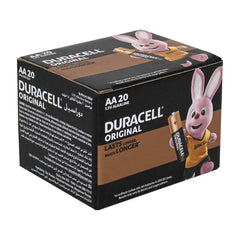 Duracell, AA 1.5V Alkaline Batteries, LR06 / MN1500, Pack of 20