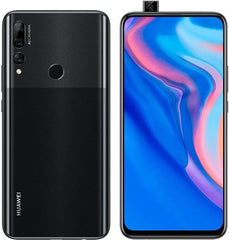 HUAWEI Y9 Prime 2019 (128GB, 4GB) 6.59", 3 AI Cameras, 4000mAh Battery, Dual SIM GSM Factory Unlocked - STK-LX3, US & Global 4G LTE International Model (Midnight Black, 128GB + 64GB SD + Case Bundle)