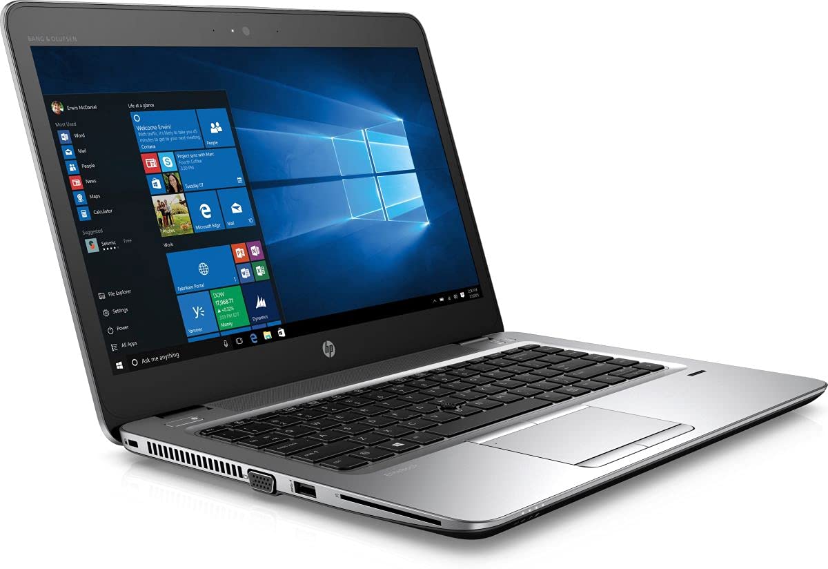 HP Elitebook 840 G4 Business Laptop, Intel Core i5-7th Generation CPU, 16GB DDR4 RAM, 256GB SSD Hard, 14.1 inch Touchscreen Display, Windows 10 Pro (Renewed)