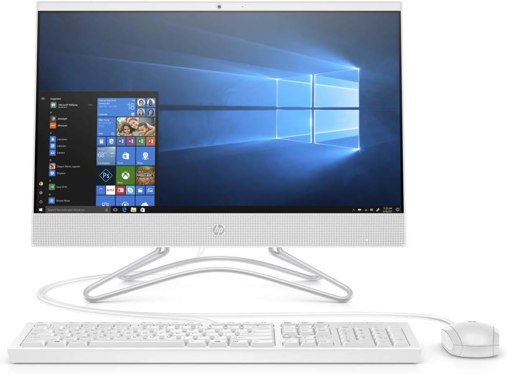 HP All-in-One 200 G3 i3-8130U,3Upto 3.4GHz, 8GB RAM DDR4 480GB SSD, 21.5 Inch FHD Monitor, Keyboard-Mouse,Win 10 Pro