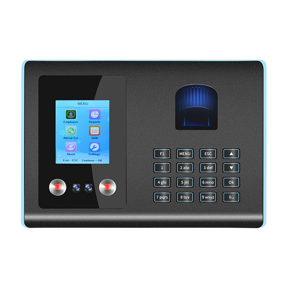 HOKVJ Enterprise Electronic Equipment AF01 Biometric Face Facial Fingerprint Recognition Time Attendance System Machine Device Machine Enterprise Time Attendance Clock