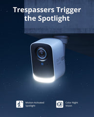 eufy Security S300 eufyCam 3C 2-Cam Kit Security Camera Outdoor Wireless, 4K Camera, Expandable Local Storage Up To 16TB, Face Recognition AI, Spotlight, Color Night Vision, No Monthly Fee