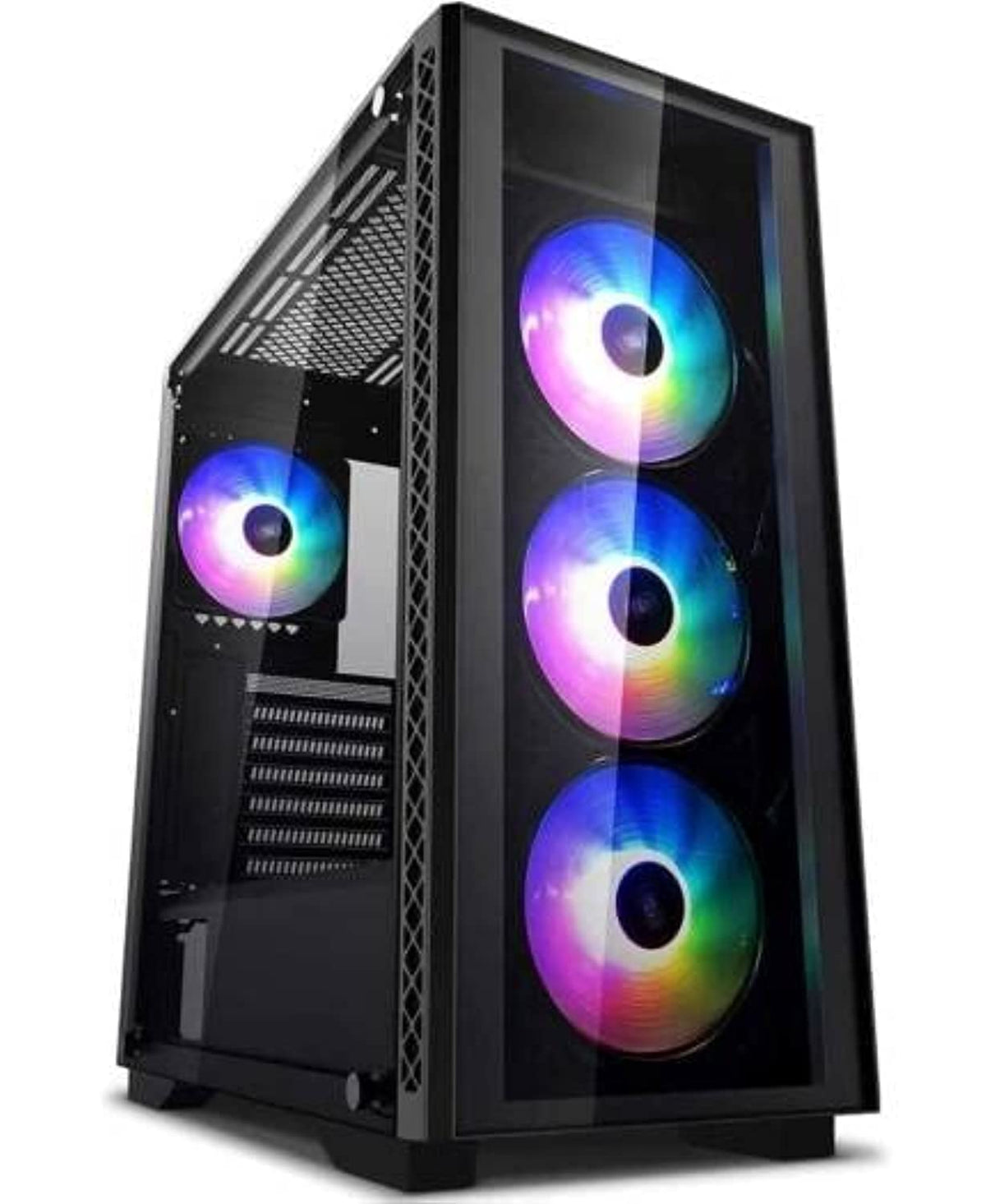 NANOTECH Gaming Computer PC Desktop – Intel Core i5-12400F 2.5GHz, NVIDIA GeForce GTX1660 6GB, 16GB DDR4-3200 RAM, 512GB SSD, Windows 10